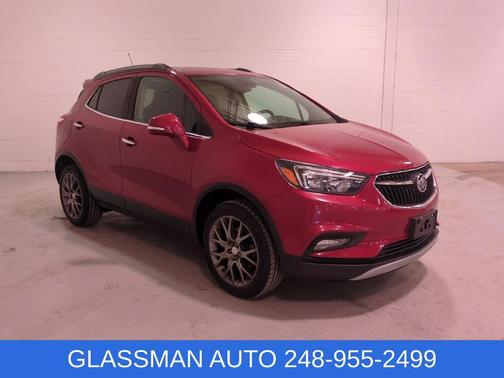 Winterberry Red Metallic 2019 Buick Encore Sport Touring
