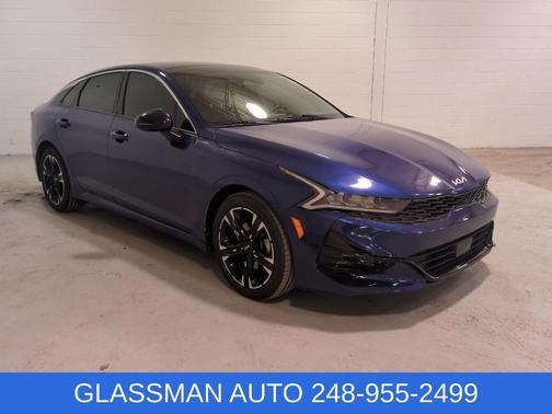Sapphire Blue 2022 Kia K5 GT-Line
