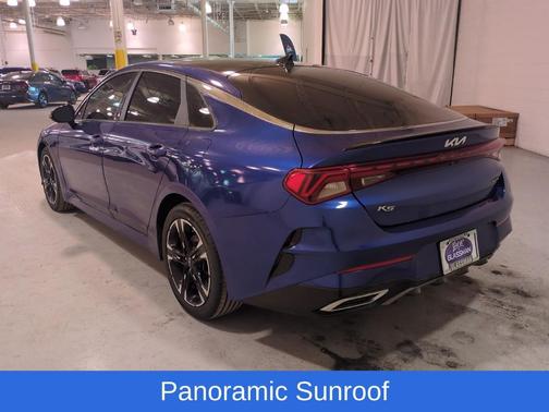 Sapphire Blue 2022 Kia K5 GT-Line