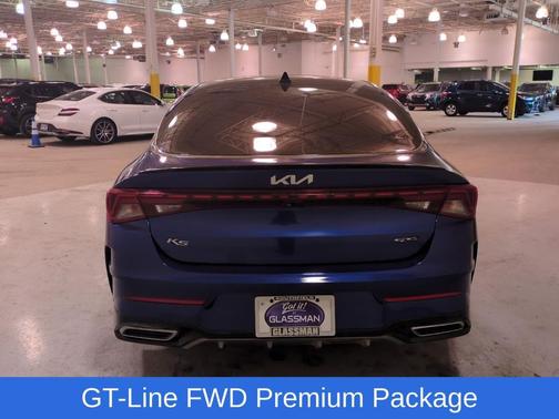 Sapphire Blue 2022 Kia K5 GT-Line