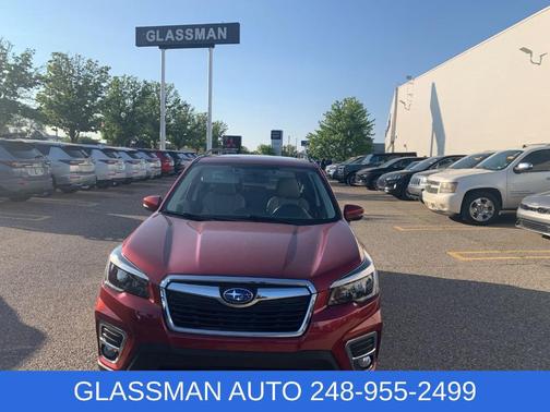 Crimson Red Pearl 2021 Subaru Forester Limited