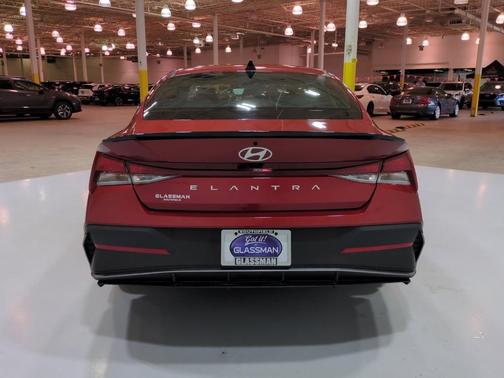 Red 2025 Hyundai ELANTRA SEL Sport