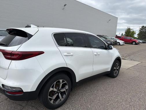 Clear White 2020 Kia Sportage LX