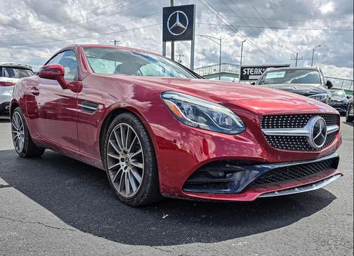 designo Cardinal Red 2018 Mercedes-Benz SLC 300 Base