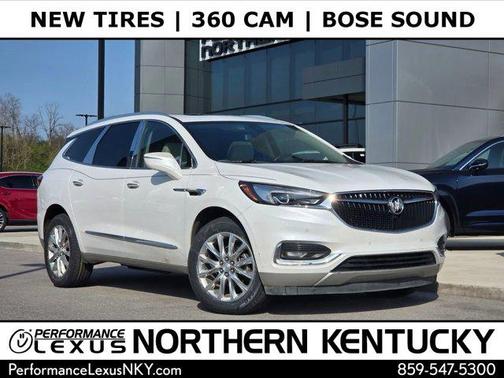 White Frost Tricoat 2019 Buick Enclave Premium