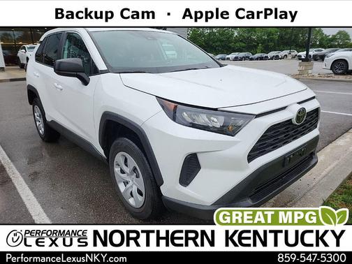 White 2022 Toyota RAV4 LE