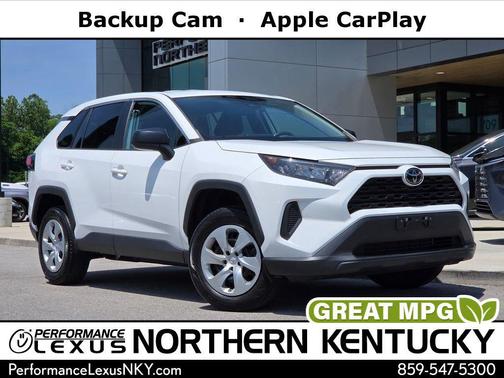 White 2022 Toyota RAV4 LE