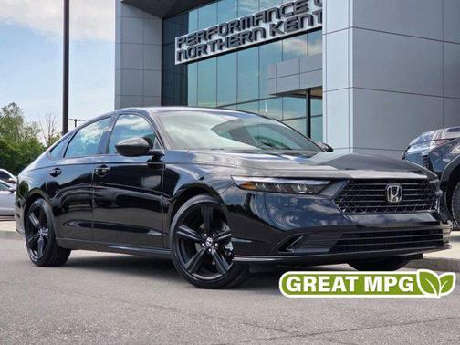 Crystal Black Pearl 2024 Honda Accord Hybrid Sport-L