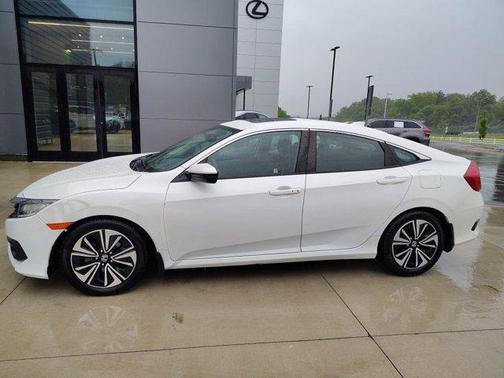 White Orchid Pearl 2018 Honda Civic EX-L