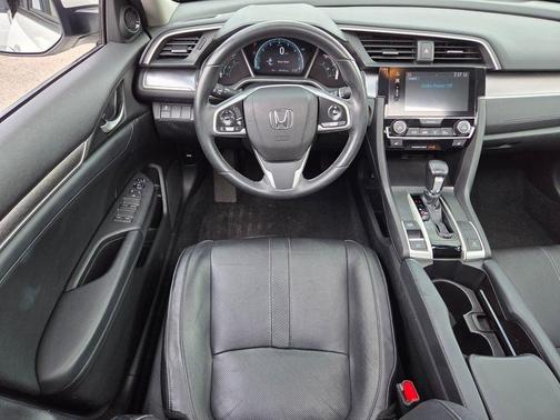 White Orchid Pearl 2018 Honda Civic EX-L