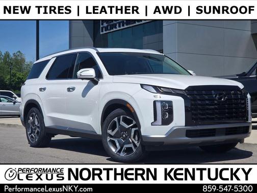 Hyper White 2023 Hyundai PALISADE Limited
