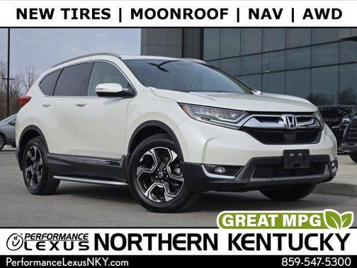White Diamond Pearl 2018 Honda CR-V Touring