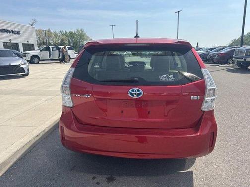 Red 2013 Toyota Prius v Five