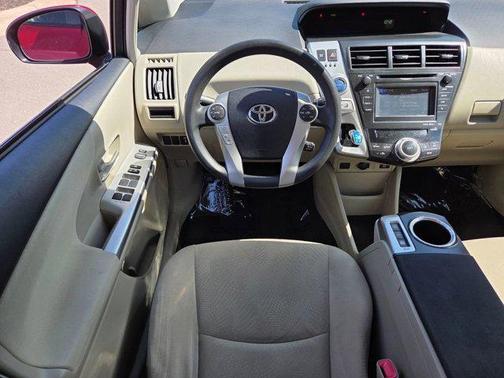 Red 2013 Toyota Prius v Five
