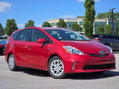 Red 2013 Toyota Prius v Five
