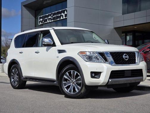 Pearl White Tricoat 2019 Nissan Armada SL