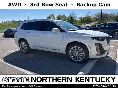 Crystal White Tricoat 2022 Cadillac XT6 Premium Luxury AWD