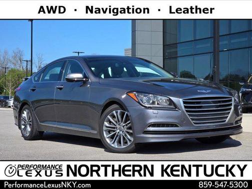 Empire State Gray 2015 Hyundai Genesis 3.8