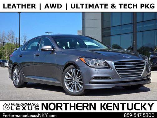 Empire State Gray 2015 Hyundai Genesis 3.8