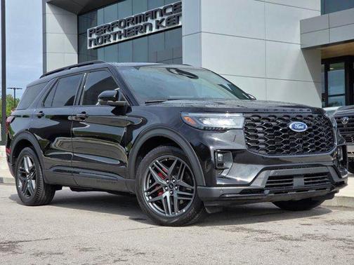 Agate Black Metallic 2025 Ford Explorer ST