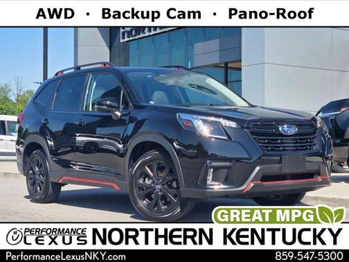 Crystal Black Silica 2023 Subaru Forester Sport