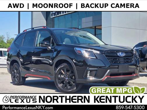 Crystal Black Silica 2023 Subaru Forester Sport