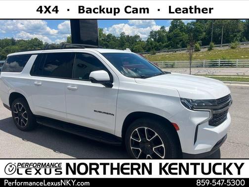 Summit White 2021 Chevrolet Suburban RST