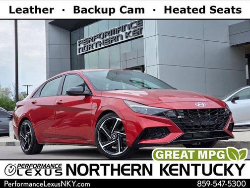 Lava Orange 2021 Hyundai ELANTRA N Line