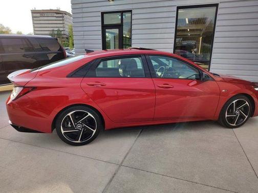 Lava Orange 2021 Hyundai ELANTRA N Line