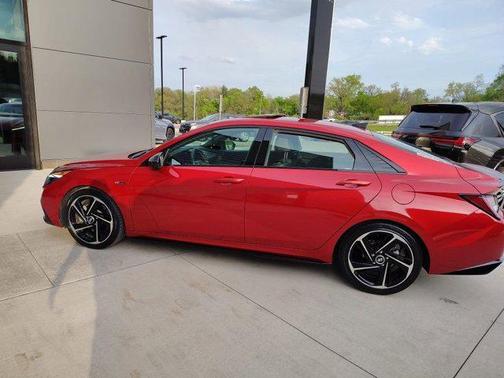 Lava Orange 2021 Hyundai ELANTRA N Line