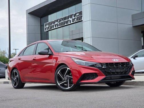 Lava Orange 2021 Hyundai ELANTRA N Line