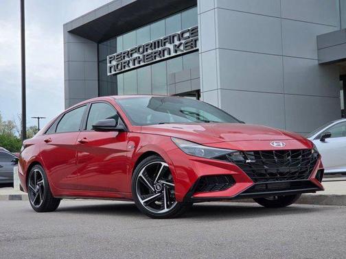 Lava Orange 2021 Hyundai ELANTRA N Line