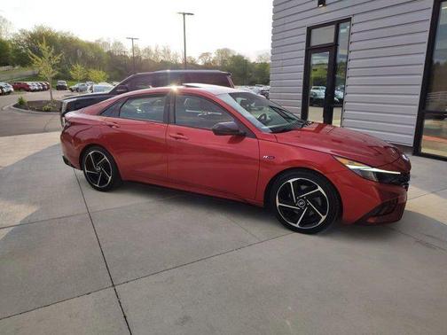 Lava Orange 2021 Hyundai ELANTRA N Line