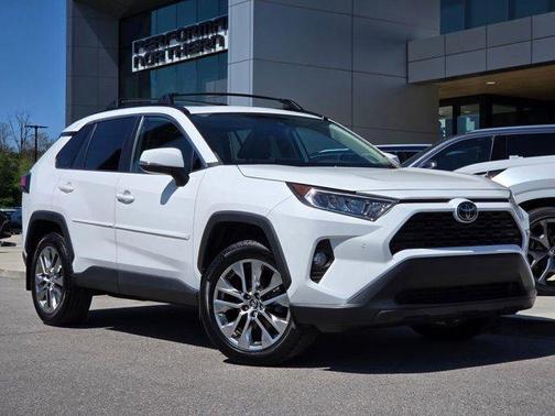 Super White 2019 Toyota RAV4 XLE Premium