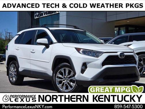 Super White 2019 Toyota RAV4 XLE Premium