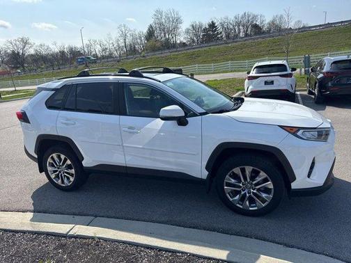 Super White 2019 Toyota RAV4 XLE Premium