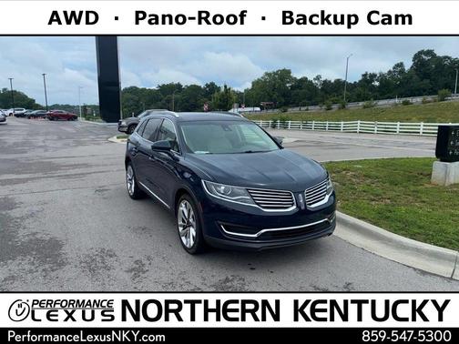 Blue 2018 Lincoln MKX Reserve