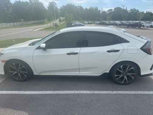 White Orchid Pearl 2019 Honda Civic Sport