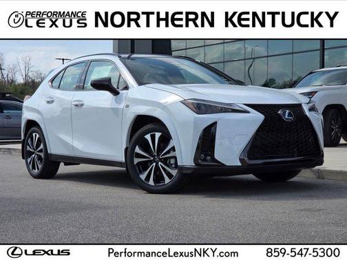 Ultra White w/Obsidian Roof 2026 Lexus UX 300h F SPORT Design