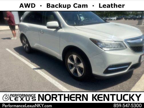 White Diamond Pearl 2016 Acura MDX 3.5L
