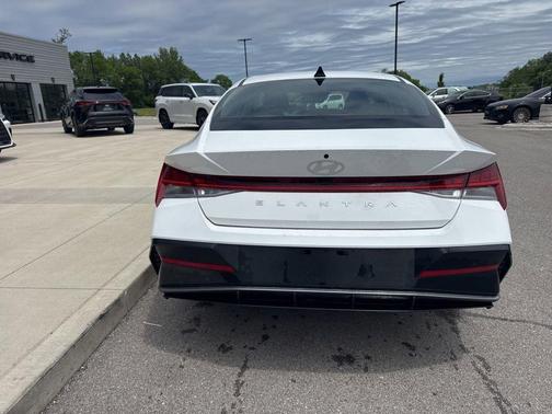 Serenity White 2025 Hyundai ELANTRA SEL
