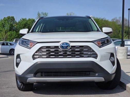 Blizzard Pearl 2020 Toyota RAV4 Hybrid Limited