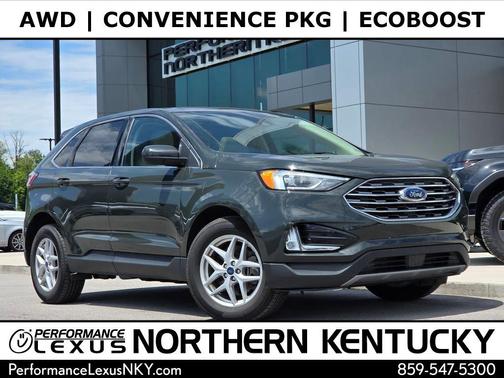 Forged Green Metallic 2022 Ford Edge SEL