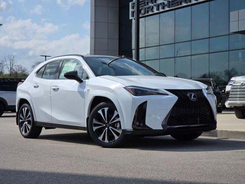 Ultra White w/Obsidian Roof 2026 Lexus UX 300h F SPORT Design