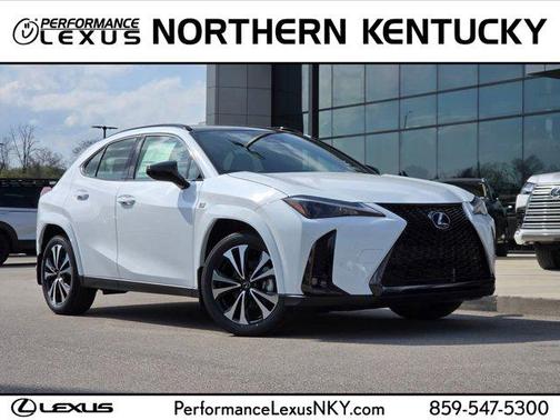 Ultra White w/Obsidian Roof 2026 Lexus UX 300h F SPORT Design
