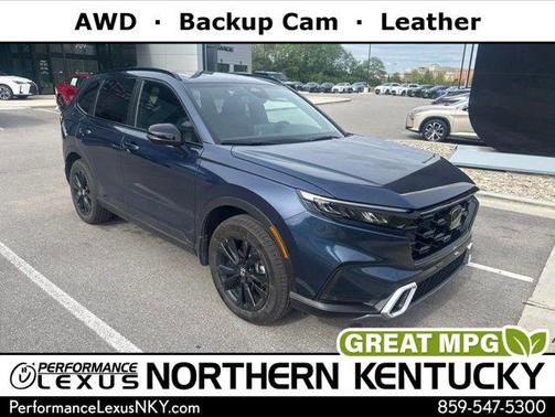 Canyon River Blue Metallic 2026 Honda CR-V Hybrid Sport Touring AWD