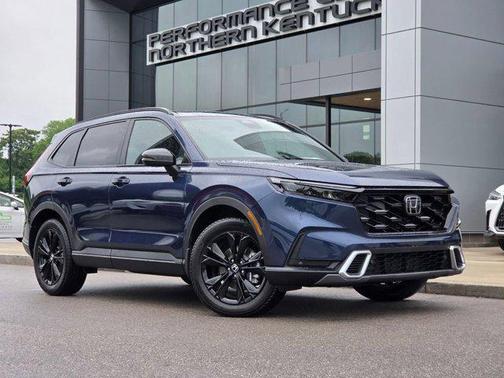 Canyon River Blue Metallic 2026 Honda CR-V Hybrid Sport Touring AWD