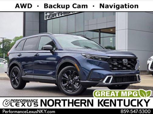 Canyon River Blue Metallic 2026 Honda CR-V Hybrid Sport Touring AWD