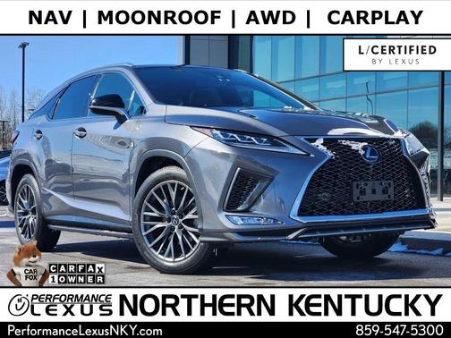 Gray Pearl 2022 Lexus RX 350 F SPORT Handling