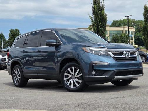 Obsidian Blue Pearl 2021 Honda Pilot AWD EX-L